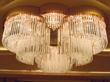 RIFLESSI 5003 - Lead Crystal ceiling lamp by Patrizia Volpato - view 2